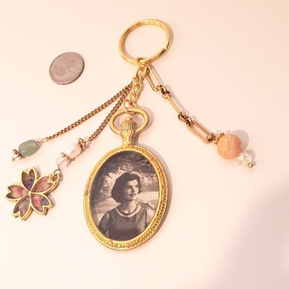 LUXURY MYSTICAL BAG CHARM VICTORIAN COACH BIRKIN JACKIE KENNEDY FIRST LADY POTUS - Picture 2 of 4